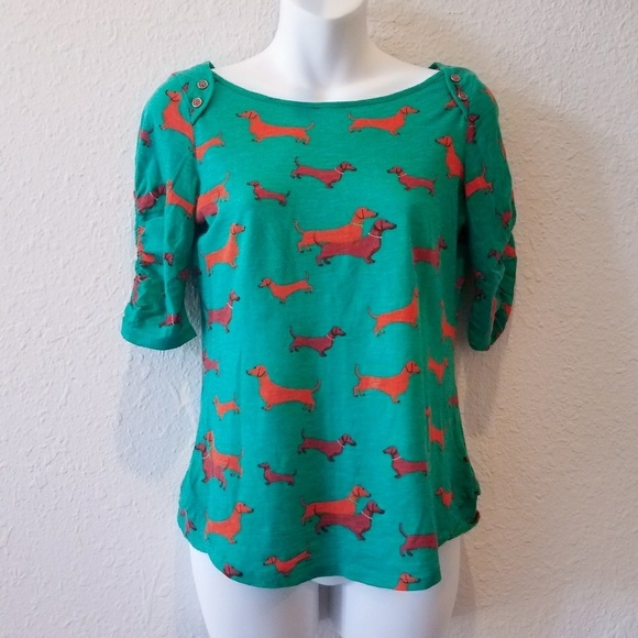 dachshund shirt anthropologie